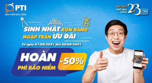 PTI ưu đãi “khủng” nhân dịp kỉ niệm 23 năm thành lập