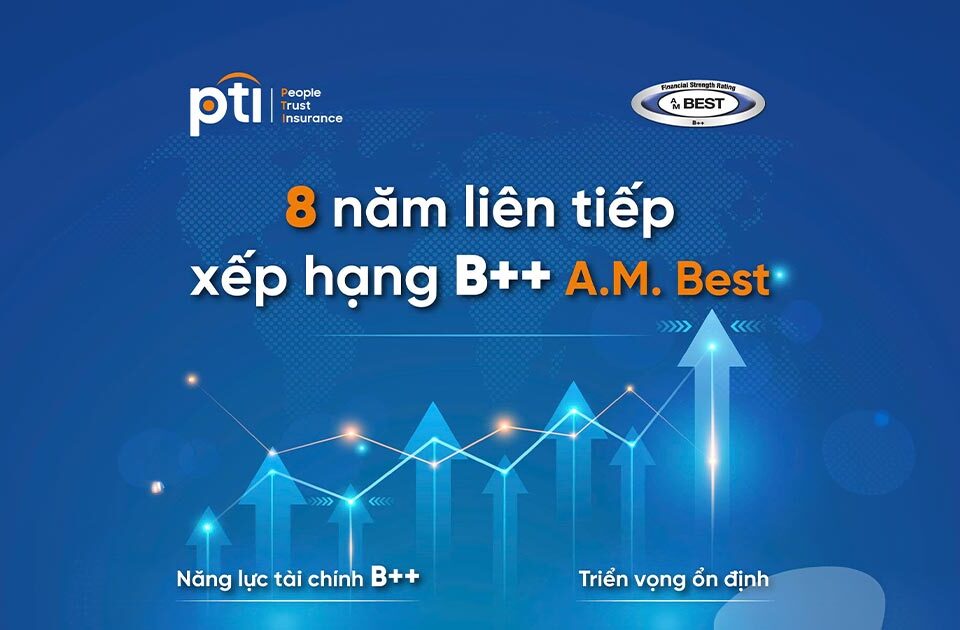 Không chỉ là một con số, 8 năm liên tiếp duy trì xếp hạng B++ (Tốt) từ A.M. Best là lời khẳng định đanh thép về năng lực tài chính và quản trị rủi ro bền vững của PTI. Bước sang năm 2026 với tâm thế bứt phá, PTI tiếp tục củng cố niềm tin tuyệt đối nơi khách hàng và đối tác, xứng đáng là 'tấm lá chắn' tin cậy cho mọi hành trình
